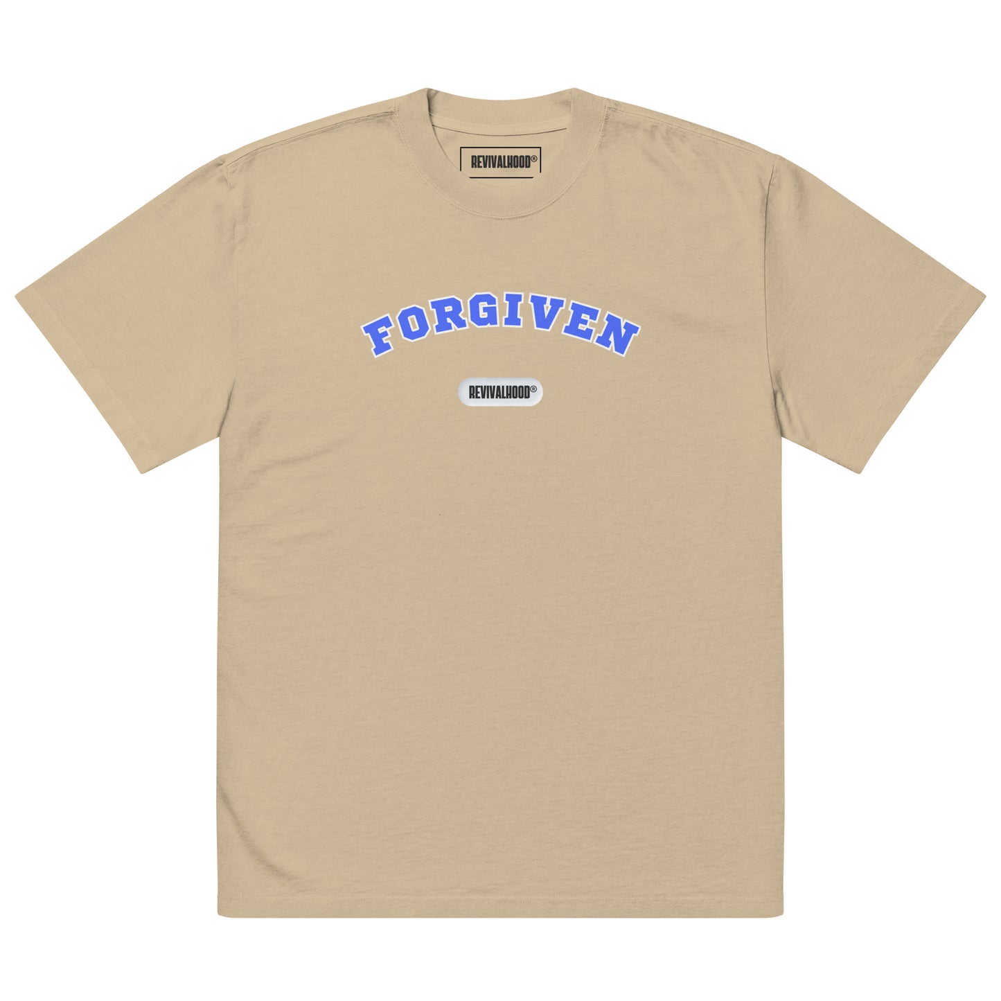 REVIVALHOOD® Forgiven Oversized Faded T-shirt