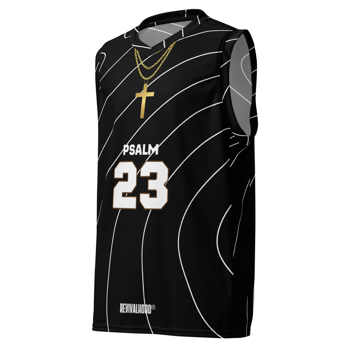 REVIVALHOOD® PSALM 23 V-Neck Jersey