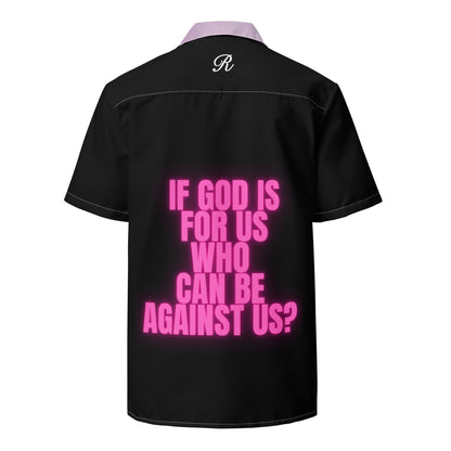 REVIVALHOOD® IF GOD IS FOR US Unisex Button Shirt