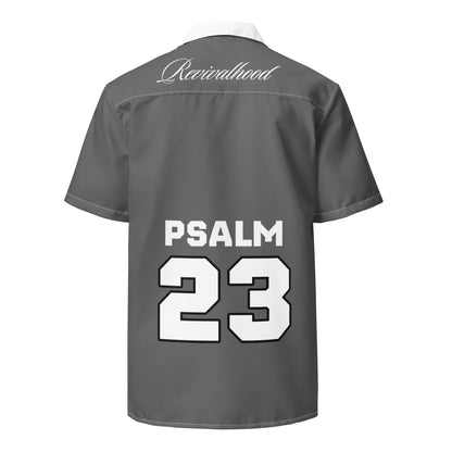 REVIVALHOOD® PSALM 23 Unisex Button Shirt