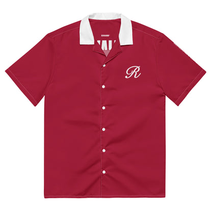 REVIVALHOOD® PSALM 23 (RED) Unisex button shirt