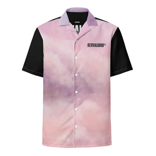 REVIVALHOOD® PSALM 23 Unisex (PINK SKY) Unisex Button Shirt