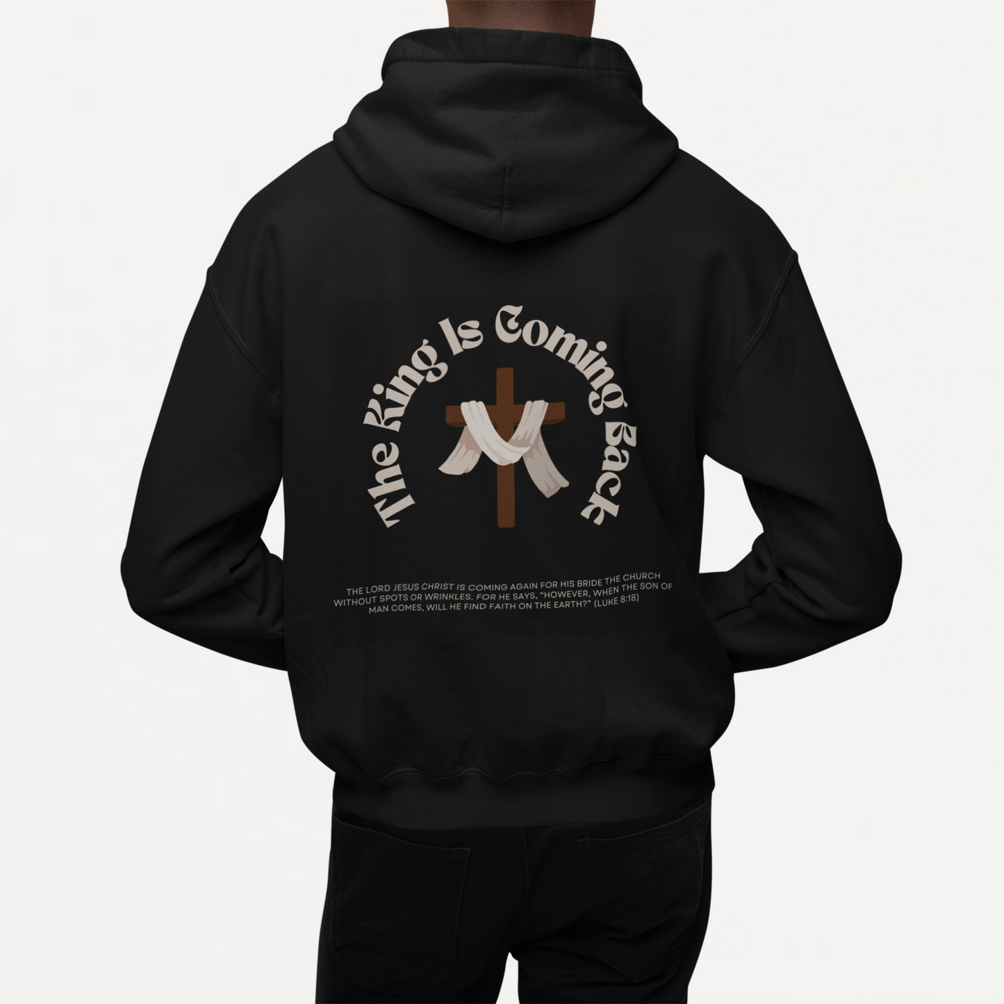 REVIVALHOOD® The King Is Coming Back Unisex Oversized Hoodie