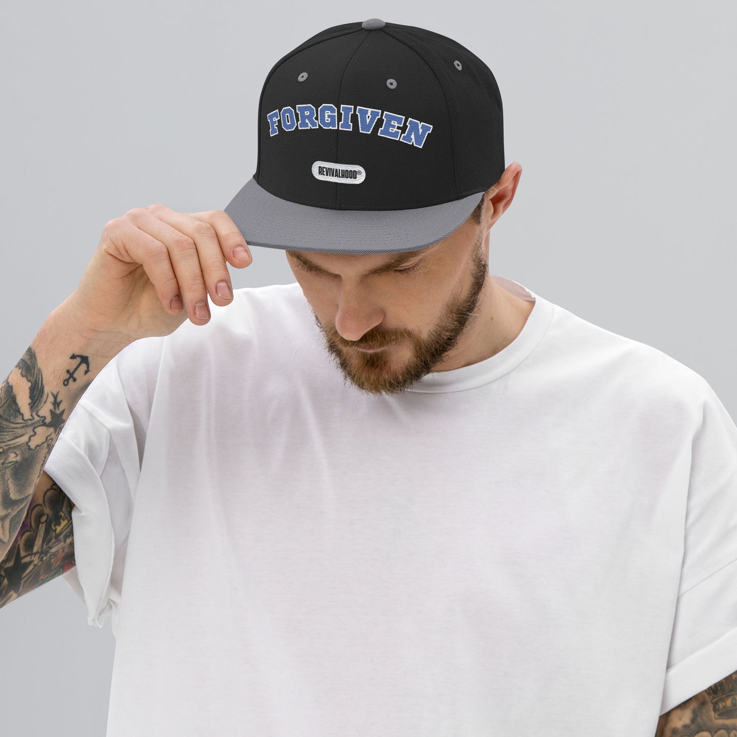 REVIVALHOOD® Forgiven Snapback Hat