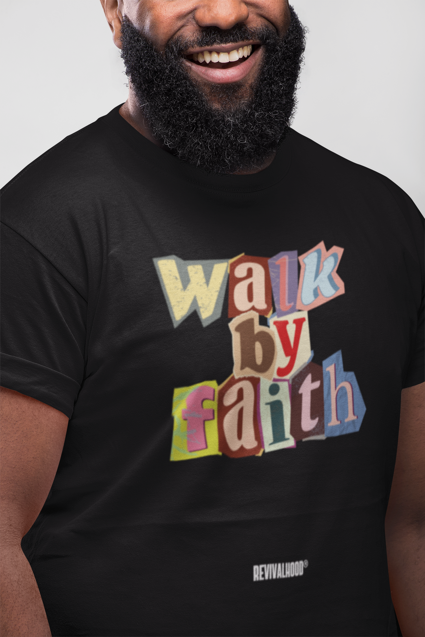 Walk By Faith Unisex Classic Tee (Black)