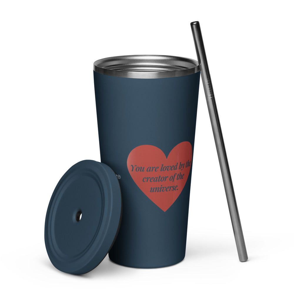 REVIVALHOOD® Insulated Tumbler With Straw