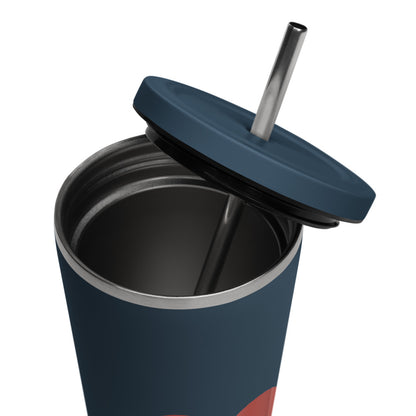 REVIVALHOOD® Insulated Tumbler With Straw