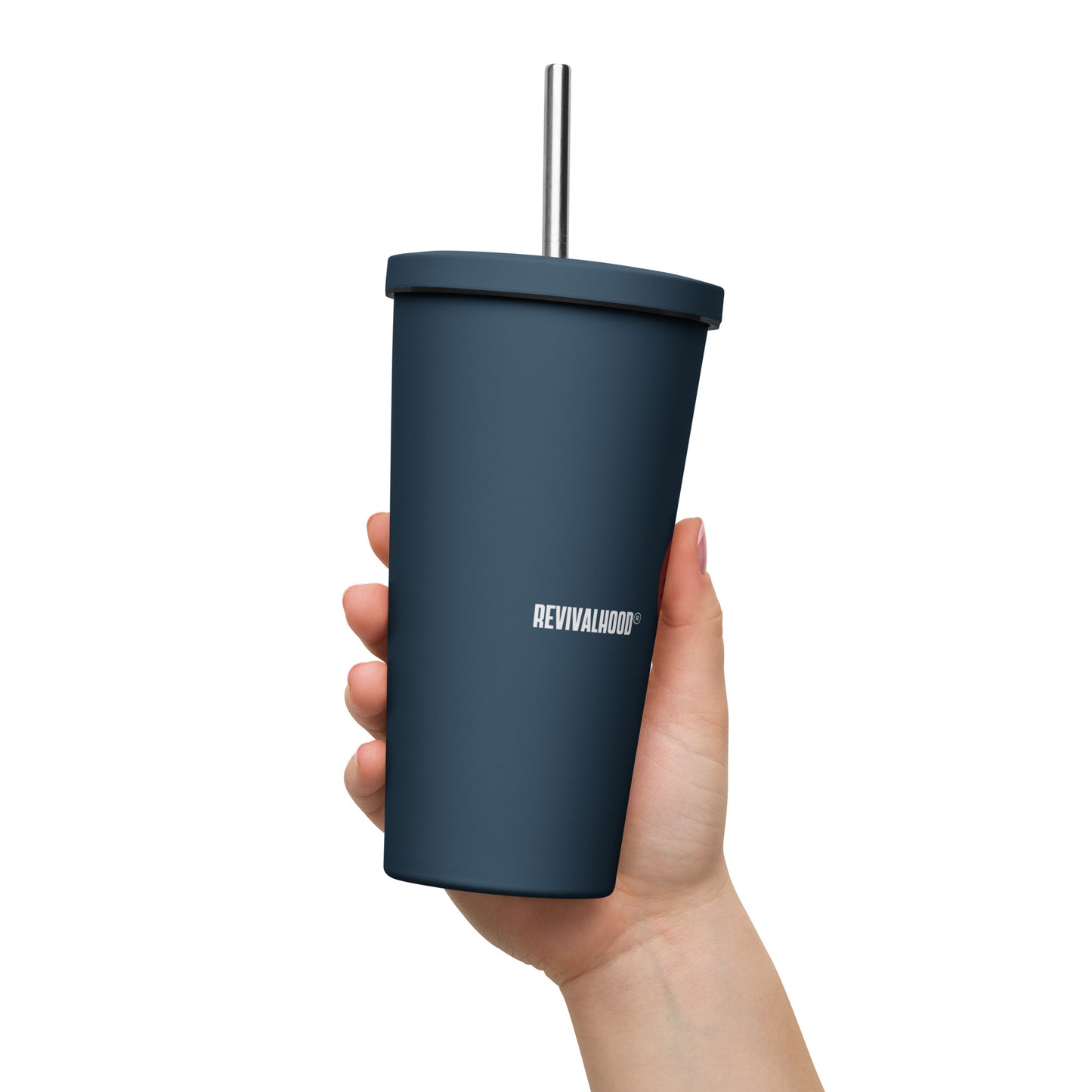 REVIVALHOOD® Insulated Tumbler With Straw