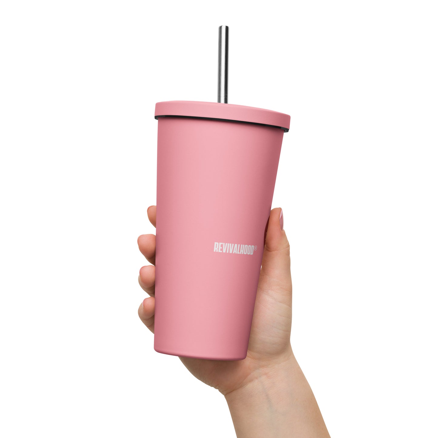 REVIVALHOOD® Insulated Tumbler With Straw