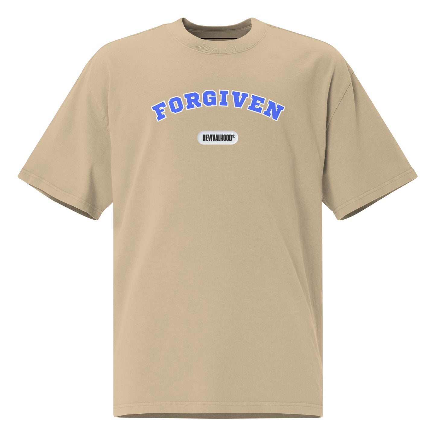 REVIVALHOOD® Forgiven Oversized Faded T-shirt