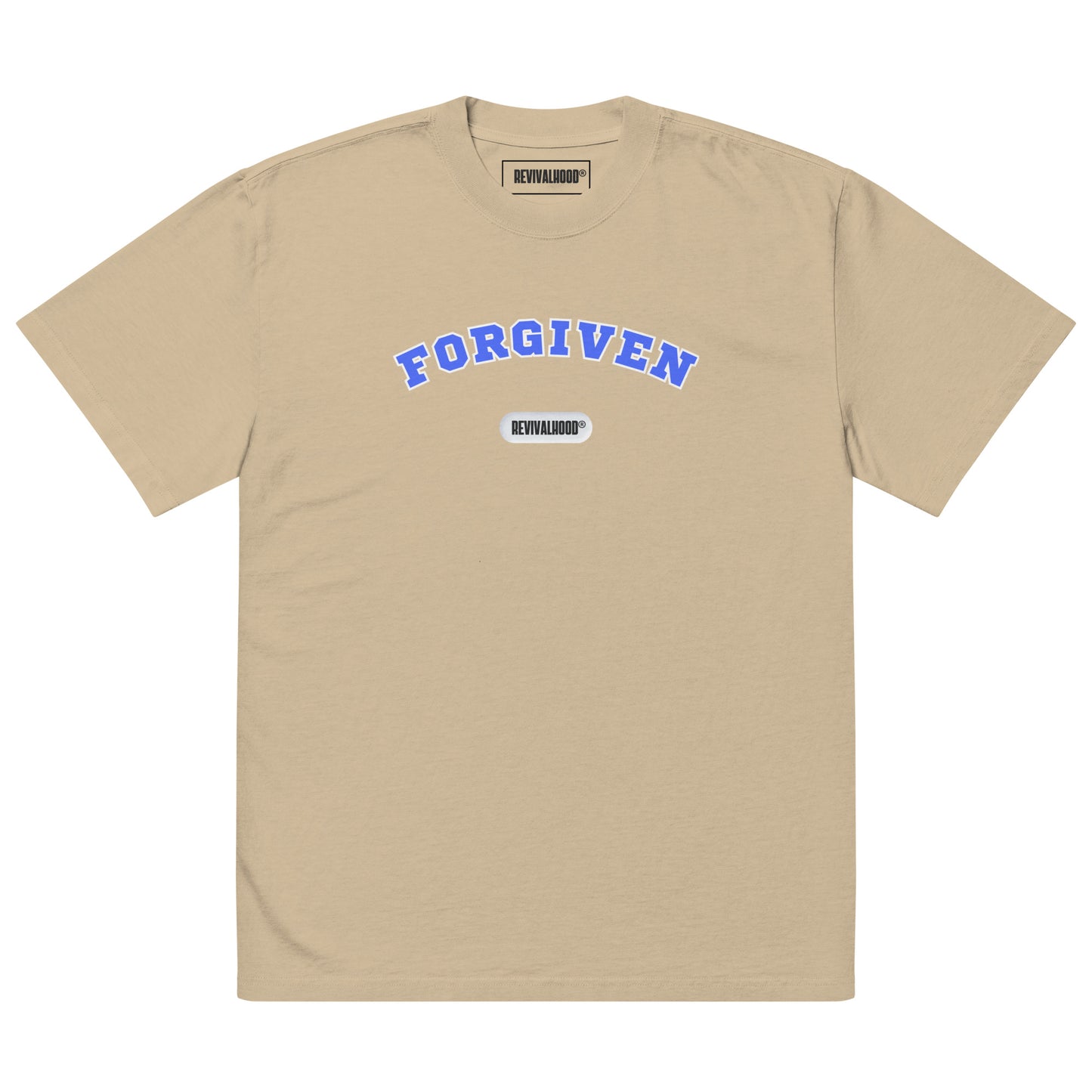 REVIVALHOOD® Forgiven Oversized Faded T-shirt