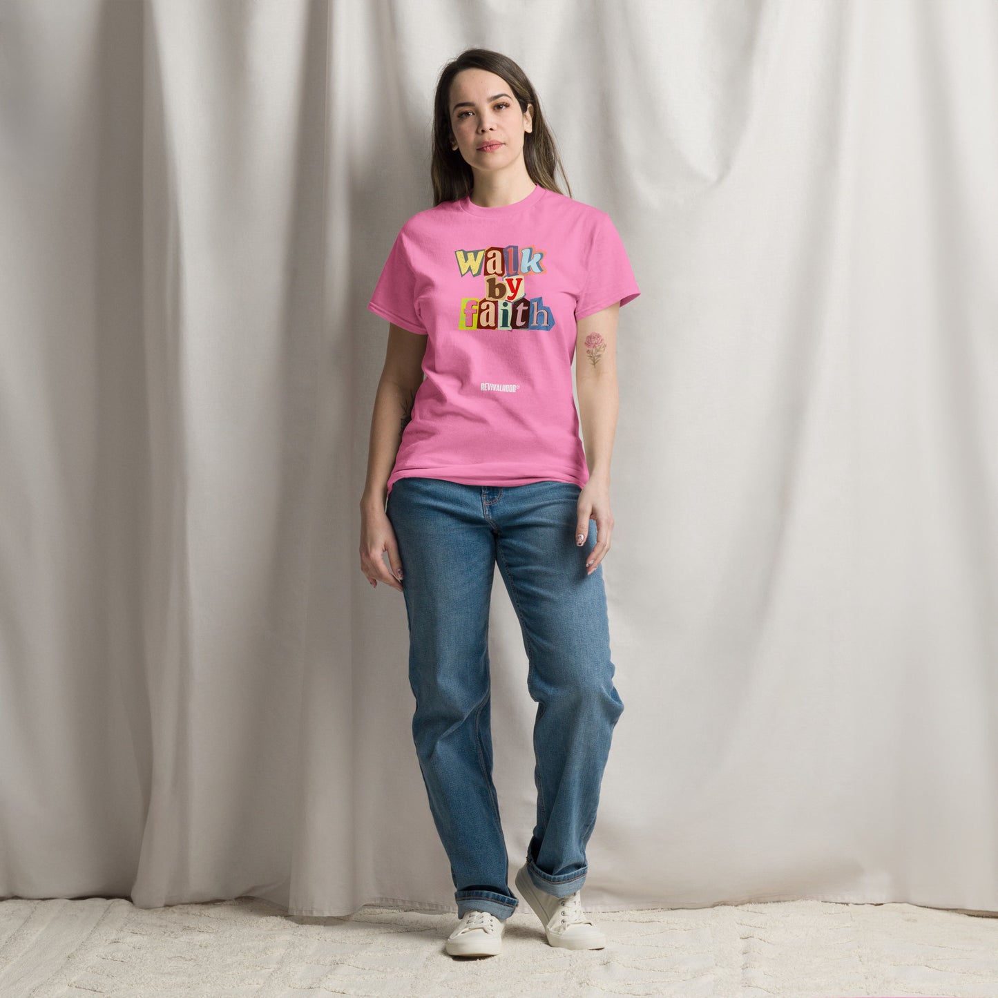 Walk By Faith Unisex Classic Tee (Pastel Edition)