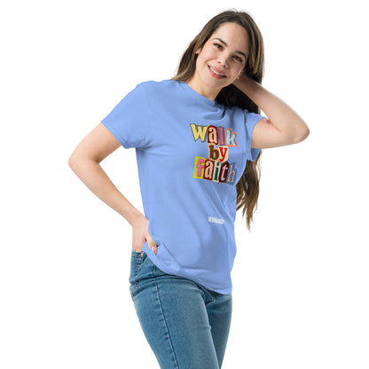 Walk By Faith Unisex Classic Tee (Pastel Edition)