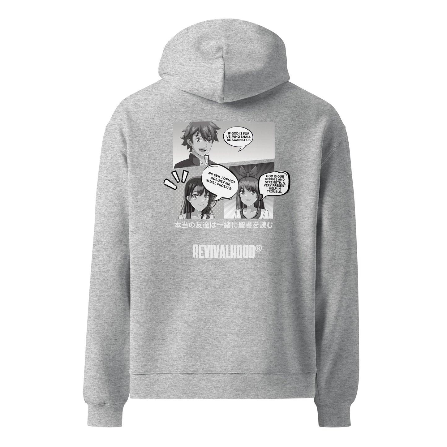 REVIVALHOOD® Anime Inspired Unisex oversized hoodie