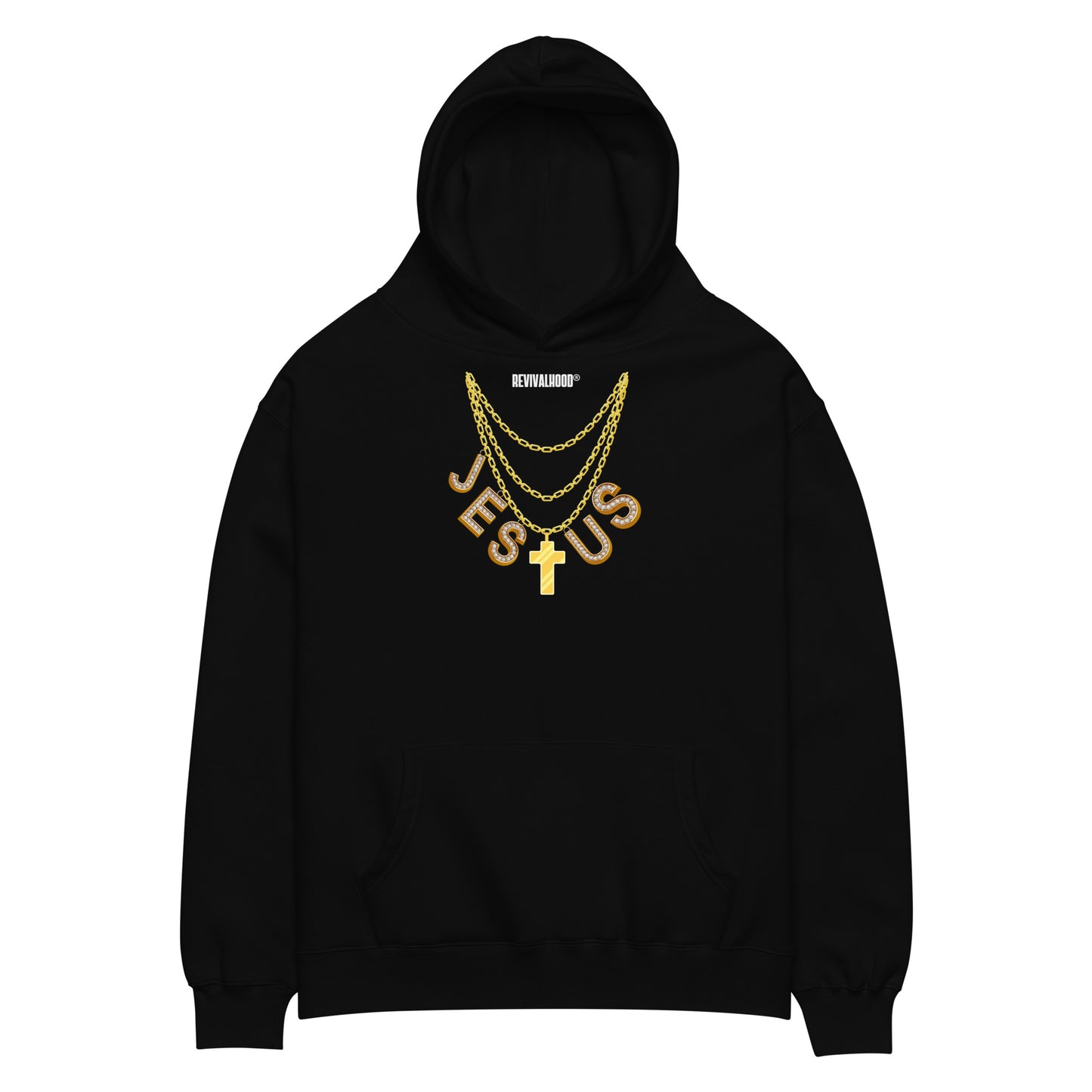 REVIVALHOOD® Jesus Chain Unisex Oversized Hoodie