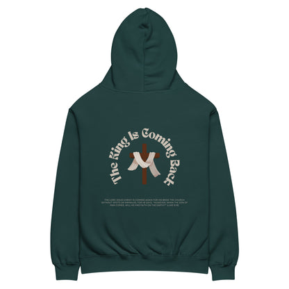 REVIVALHOOD® The King Is Coming Back Unisex Oversized Hoodie